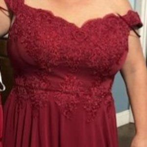 Beautiful red formal dress